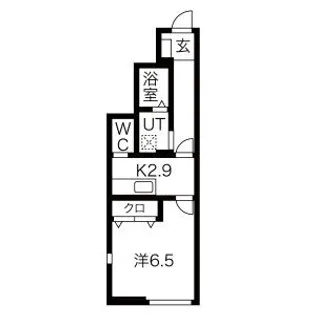 アスプリール【1階】の間取り
