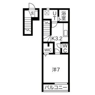 アスプリール【2階】の間取り