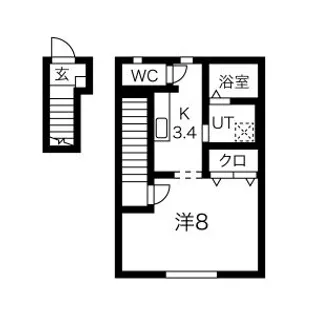SUN PALACE北上 V【2階】の間取り
