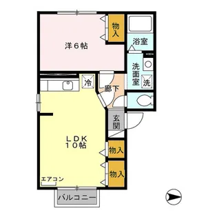 メモリー土崎【2階】の間取り