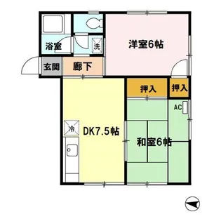 レジデンスK【2階】の間取り