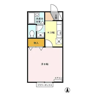 セジュール勝平【2階】の間取り