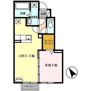 グレイスコート【1階】の間取り
