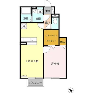 ハウスいしかわⅤ【1階】の間取り