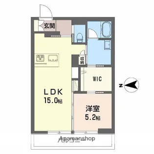 シャーメゾン泉中央3丁目【2階】の間取り