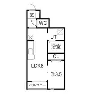SOLEIL MARE (ソレイユ・マーレ)【1階】の間取り