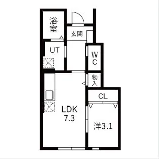 ブラストⅡ【1階】の間取り