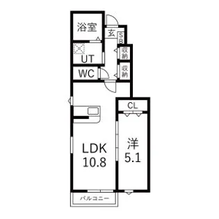 アヴァンス【1階】の間取り