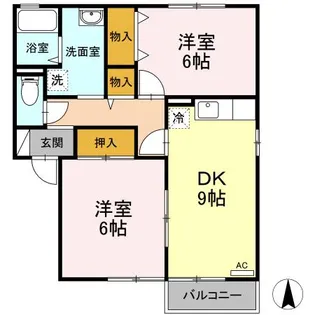 ロイヤルビレッジYS II【202号室】の間取り