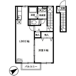 ルミエール・ユウ【2階】の間取り