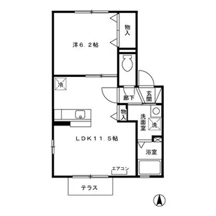 メゾン ボヌール K【2階】の間取り