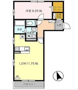 サンクレスト A【103号室】の間取り