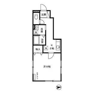 サンパティーク・創【1階】の間取り