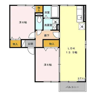 シャルマンコート【1階】の間取り