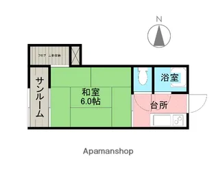 YUWA(友和荘)【A号室】の間取り