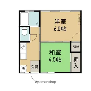 伊藤コーポ【2階】の間取り