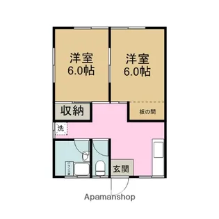 武道島第2ハイツ【2階】の間取り