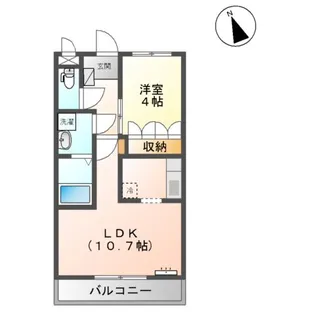 カサ・デ・ラパス【2階】の間取り