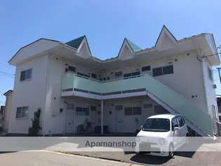 秋田県由利本荘市二番堰【アパート】の外観