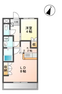 サンロード・S【2階】の間取り