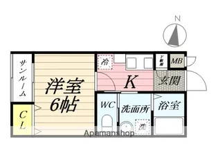 セービング由利本荘【3階】の間取り