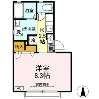 グランシャリオ【2階】の間取り