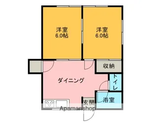 パレスメグ【3号室】の間取り