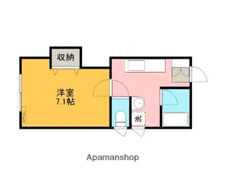 ホットハウス【101号室】の間取り