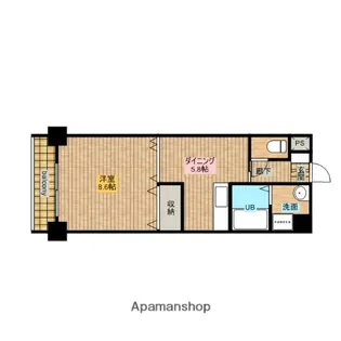 茨島ハイツ【4階】の間取り