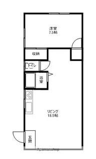 ポートハイツ南【2階】の間取り