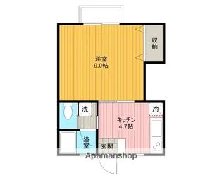 シティパレスⅤ【2階】の間取り