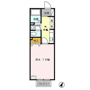 アドニスエステート【2階】の間取り