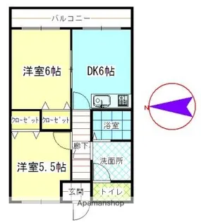 アーバンミサワ【3階】の間取り