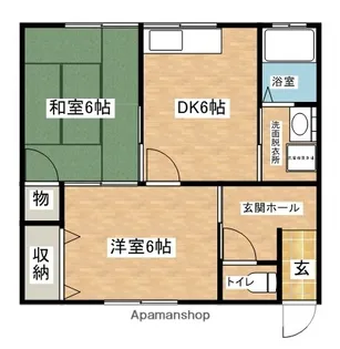 サングレアⅡ【1階】の間取り