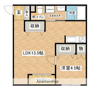 PEPPYHOUSE【1階】の間取り