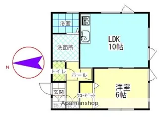 メゾン一ノ口【2階】の間取り