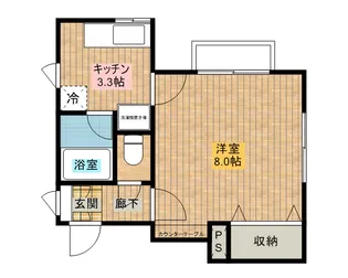 プライムパレスN1【102号室】の間取り