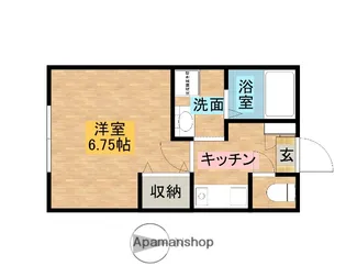 セジュール三千刈【1階】の間取り