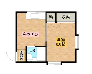 ポストサイドハイツ【102号室】の間取り