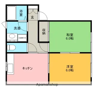 フェアステージ港北【203号室】の間取り