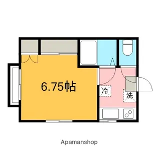 ハイツリバーサイドⅡ【203号室】の間取り