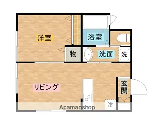 サンヴィレッジ山王【101号室】の間取り