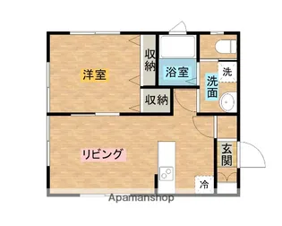 サンヴィレッジ山王【1階】の間取り