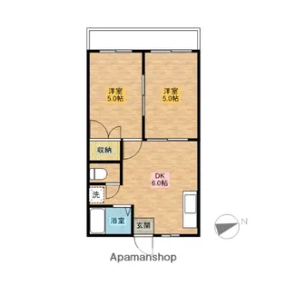 ニライカナイ【310号室】の間取り