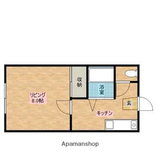 平成コーポ広面Ⅱ【2階】の間取り
