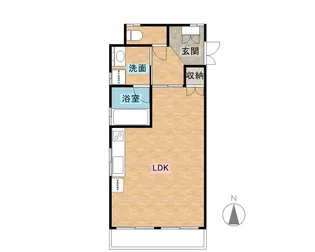 ロイヤルマンション【4階】の間取り