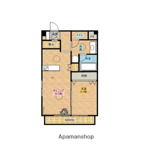 パークヒルズ泉【1階】の間取り