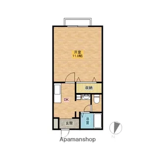 コーポバレンシア【203号室】の間取り
