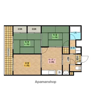 マンションパレロワイヤル【903号室】の間取り