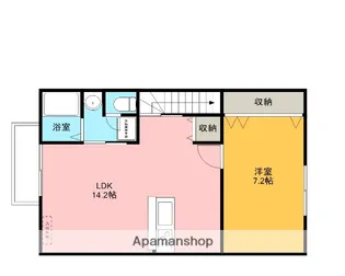 ラベンダー瀬川【2階】の間取り